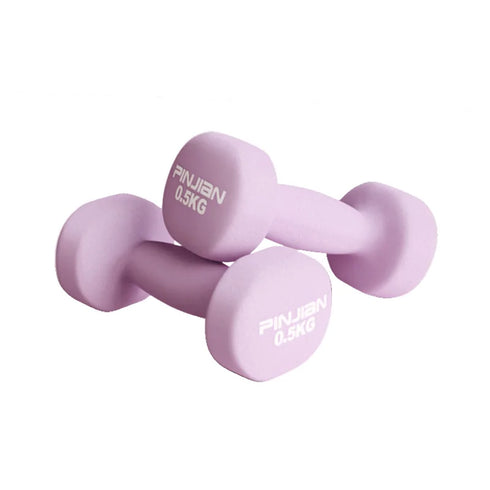 2Pcs 0.5kg Dumbbells - Durable Fitness Equipment for Women's Home Bodybuilding