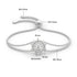 Madison Audury 1ct Moissanite Bracelet for Women – Adjustable 925 Sterling Silver Fine Jewelry