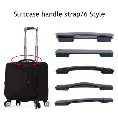 1Set Luggage Handle Trolley Handle Suitcase Handle Bag Handle Replacement Universal Travel Black Luggage Bag Handle Grip
