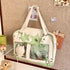 Y2K Trendy Star Ita Bag Lolita Girl Transparent Pocket Fashion Crossbody Bag Women's DIY Display Shoulder Bag Cute Purse Handbag