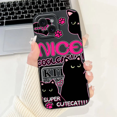 Jueeboy Protective Soft Silicone Phone Case – Cute and Artistic Designs for iPhone 14 Series