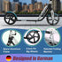 Scooter for Kids, Teens and Adults - Big Wheel Scooter for Ages 8+