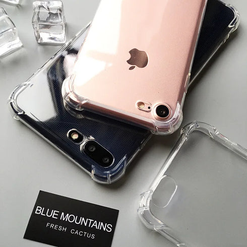 Ultra-Clear Soft TPU Case – Lightweight, Shockproof, and Durable Protection for Apple iPhones