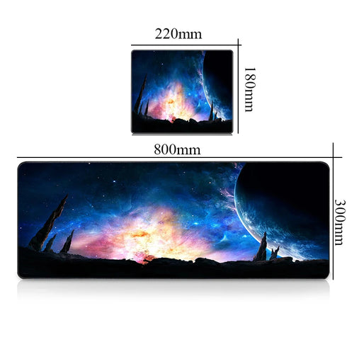 Galaxy Gaming Mouse Pad-Large Keyboard Mat-XXL Desk Mats