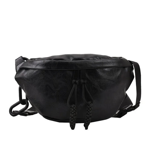 Leather Waist Bag Ladies Fanny Pack High Quality Crossbody Chest Bag