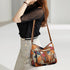 Women’s Vintage PU Leather Crossbody Bag – Multi-Pocket Casual Shoulder Handbag