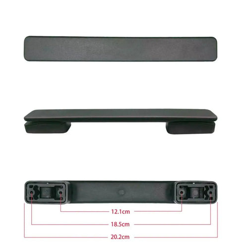 1Set Luggage Handle Trolley Handle Suitcase Handle Bag Handle Replacement Universal Travel Black Luggage Bag Handle Grip