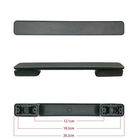 1Set Luggage Handle Trolley Handle Suitcase Handle Bag Handle Replacement Universal Travel Black Luggage Bag Handle Grip