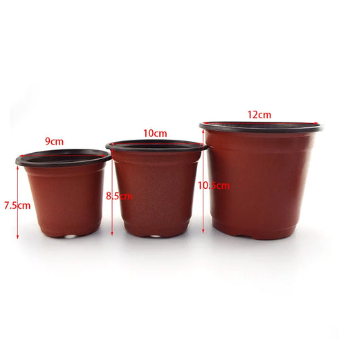 Thin Section Plastic Flowerpot Tray for Home Garden – Fall Resistant Grow Box for Plants
