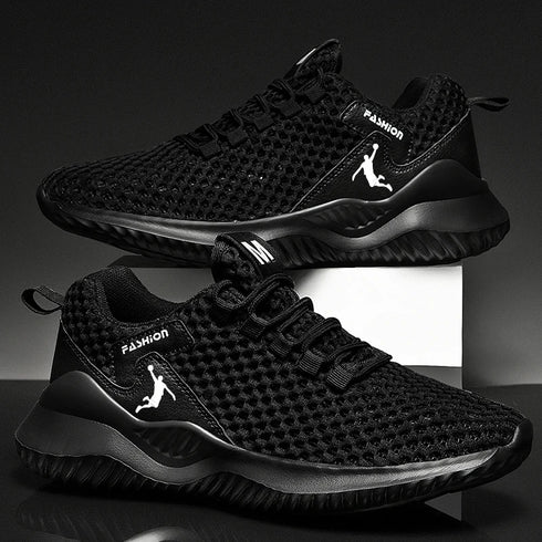 Men's Lightweight Running Shoes-Summer Non Slip Cushion Sneakers