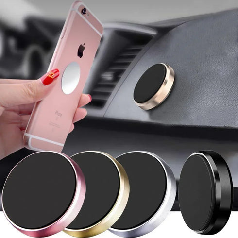 Universal Magnetic Phone Holder for Cars - Dashboard & Wall Mount for iPhone and Android