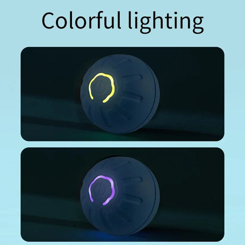 Interactive Pet Toy Ball - USB Rechargeable Automatic Bouncing Ball for Dogs and Cats
