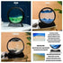 3D Moving Sand Art Picture Round Glass Deep Sea Sandscape in Motion Display Flowing Sand Frame Relaxing