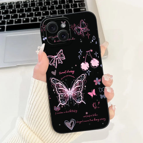 Jueeboy Protective Soft Silicone Phone Case – Cute and Artistic Designs for iPhone 14 Series