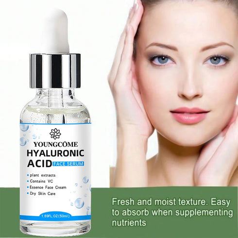 Hyaluronic Acid Facial Essence – Deep Moisturizing Oil-Based Serum with Vitamin C and Plant Extracts for Hydrated and Radiant Skin – 30ml/50ml