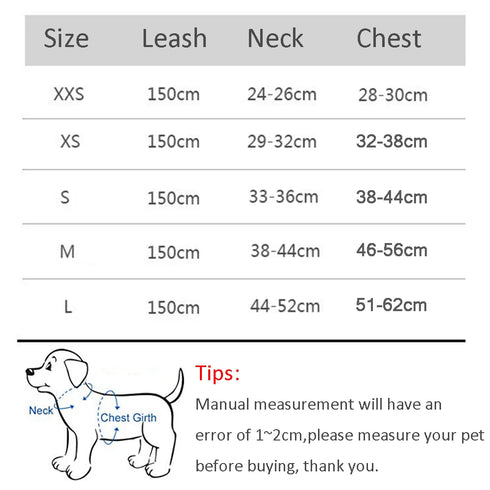 Dog Harness Leash Set - Vest Harness for Puppies and Cats - Outdoor Walking Lead