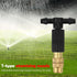 Outdoor Misting Cooling System - PVC Garden Irrigation Watering with Brass Atomizer, Adjustable Micro Sprinklers