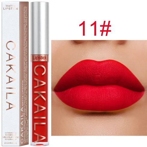 CNDK Velvet Matte Liquid Lip Tint – Long-Lasting, Waterproof & Hydrating Lip Color with Silky Smooth Texture – Light Red Lip Gloss for Bold, Flawless Lips