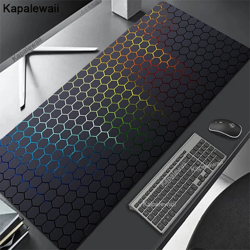 Geometric Gaming Mousepads-XXL Large Desk Mat-Keyboard Mats