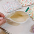 Fresh Pink Floral Cotton Cosmetic Bag Cute Mini Makeup Case for Lipstick Coin Purse card case and Earphone Storage