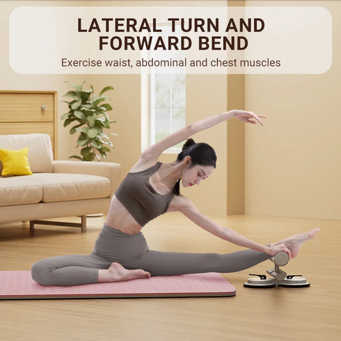 Adjustable Sit-Up Assistive Device – Portable & Secure Core Training Equipment for Home Workouts