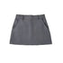 Women’s Vintage High Waist A-Line Mini Skirt - Chic Casual Fashion with Back Zipper for All Seasons