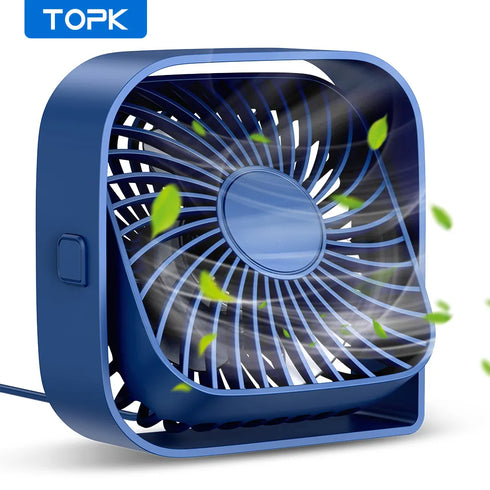 TOPK Mini 360°Rotatable-Portable Cooling Fan