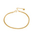 18K Yellow Gold Chain Bracelet for Women – Classic Round Bead Design, 6.5-7.5 Inches