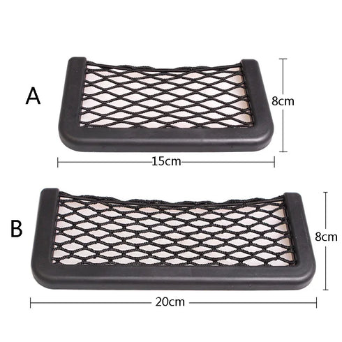 Universal Car Organizer Storage Net Pocket - 1/2pcs Auto Phone Holder - Car Accessories