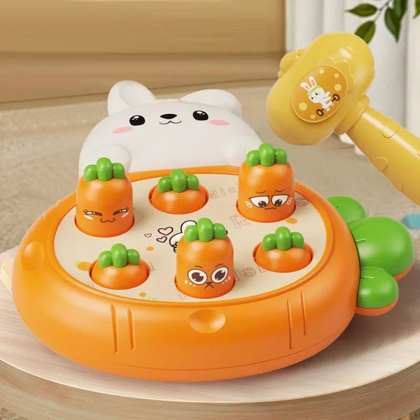 Montessori Baby Hammering Game – Animal-Themed Toddler Educational Toy with Parent-Child Interaction