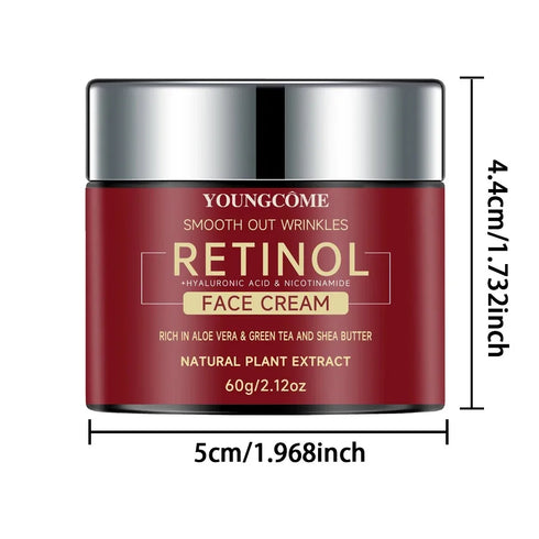 Retinol Lifting and Firming Cream – Anti-Aging Moisturizer for Skin Repair, Hydration, and Brightening – 30g / 60g