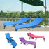 Beach Towels Portable Beach Pool Sun Lounge Chair Cover Bath Towel Bag 3 Pocket Patio Chaise Lounge Chair Covers Outdoor Towel