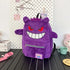 Gengar Plush Backpack - Trendy Pokémon Bag - Cute Anime Large Storage Backpack