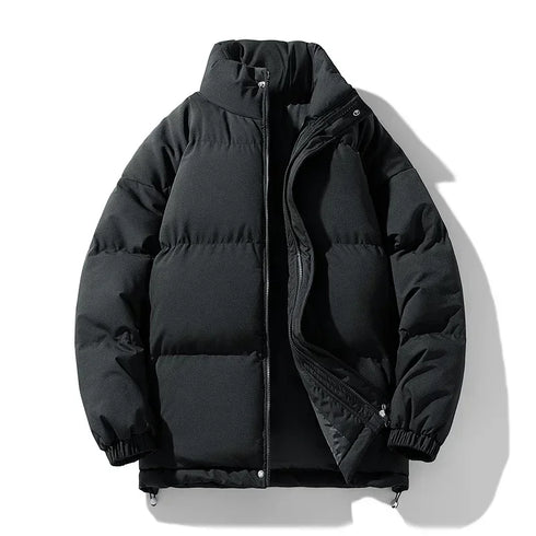 Men’s Thick Polyester Winter Jacket – Casual, Warm, and Stylish