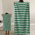 Retro Striped Pure Cotton Beach Bath Towel Striped Absorbent Bathroom Towel Home Hotel Outdoor Comfortable Towels Hand Towel