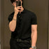 2024 Short Sleeve Polo Shirt for Men-New Summer Solid Loose Top