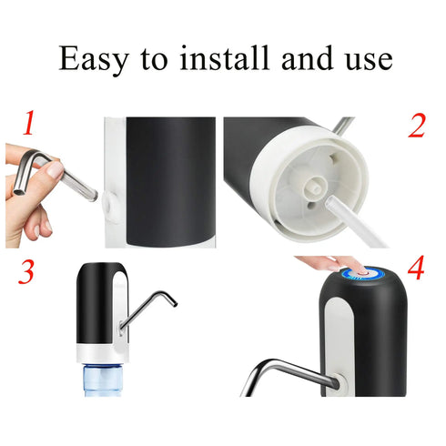 Electric Water Dispenser Pump Automatic Water Bottle USB Charging Water Pump