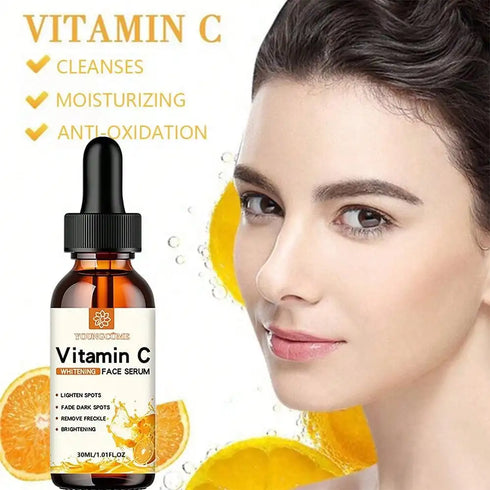 Vitamin C Facial Essence Serum – Brightening, Anti-Wrinkle, Deep Repair Moisturizing Oil for Women – Hyaluronic Acid Infused Skin Care, 2023 Manufacture