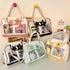 Y2K Trendy Star Ita Bag Lolita Girl Transparent Pocket Fashion Crossbody Bag Women's DIY Display Shoulder Bag Cute Purse Handbag
