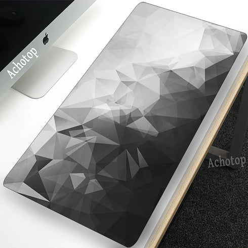Black And White Gaming Mouse Pad-Desk Mat-Laptop Accessories
