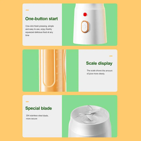 Wireless Mini Portable multi-function Electric Blender