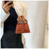 Women’s PU Leather Chain Shoulder Bag – Ribbon Buckle Square Crossbody Handbag for Parties