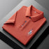 Men’s Casual Polo Shirt – Short Sleeve, Anti-Wrinkle Polyester, Embroidered Detail