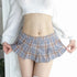 House Plaid Pleated Mini Skirt - Versatile Style for All Seasons
