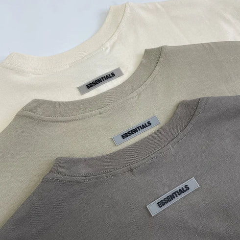 New Summer ESSENTIALS T Shirt for Men-Oversized Short Sleeve Tees