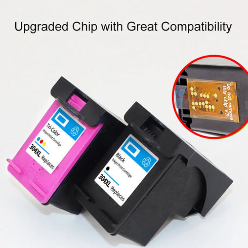 304XL Ink Cartridge Refillable for HP 304 XL HP304 Deskjet 2620 3700 3720 3752 5000 5010 5020 5030 5032 5034 Envy 2620 2630 2632