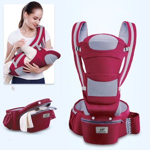 Multi-Functional Ergonomic Baby Carrier – 9-in-1 Design for Newborns to Toddlers