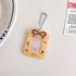 1PC Cartoon Bow Acrylic Hard Card Holder Kawaii Frame 1 inch Photo Card Holder Keychain Card Protctive Case