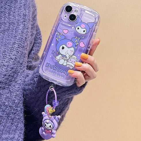 Cartoon Animal Anime TPU Phone Case – Anti-Scratch, Dustproof, Shock-Absorbing Protective Cover for iPhone and Smartphones