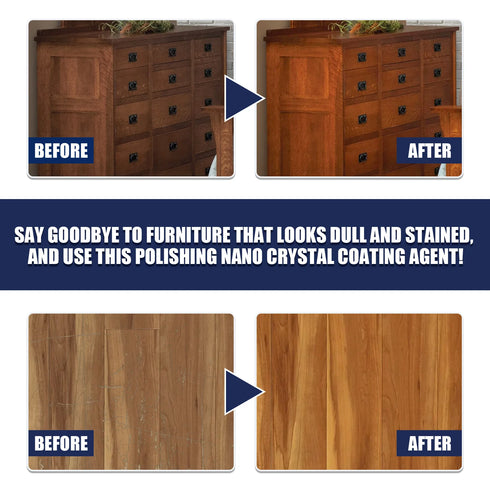 Nano Crystal Coating Furniture Countertop Cleaner – Brightening Tile Floor Refurbishing Agent